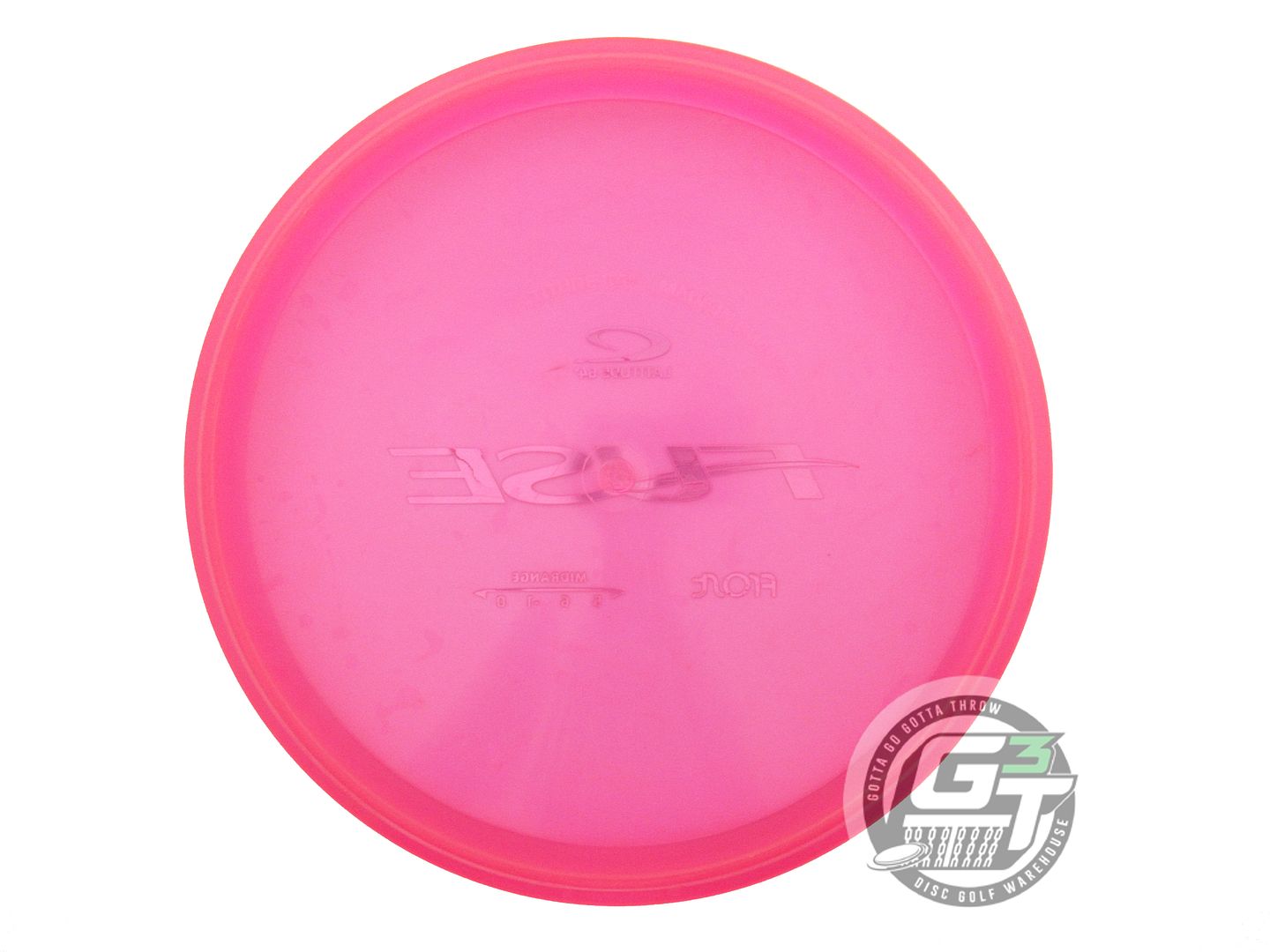 USED Latitude 64 Frost Fuse 177g Pink Magenta Foil OOP Midrange Golf Disc