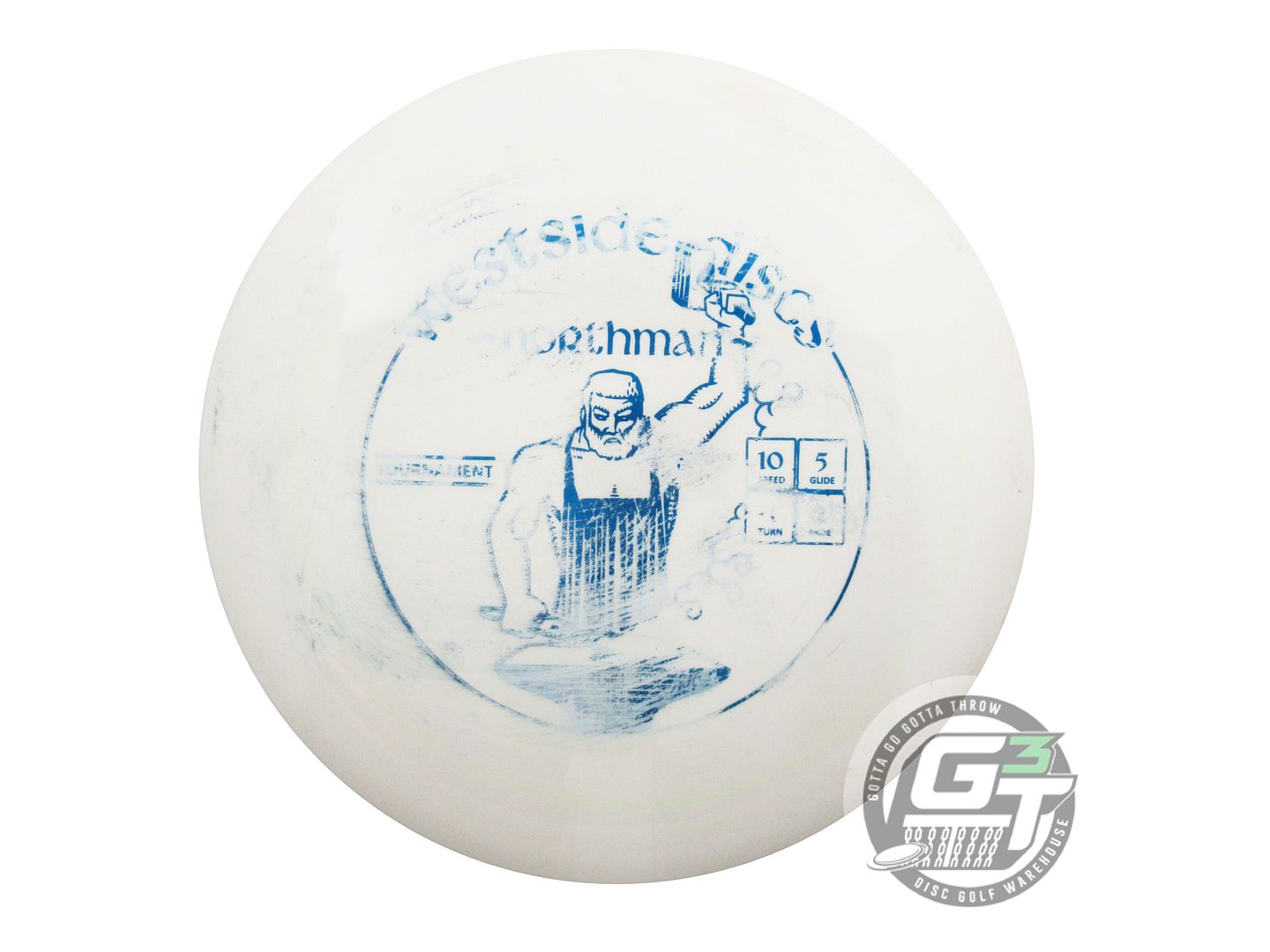 USED Westside Discs Tournament Northman 176g White Blue Foil Fairway Driver Disc