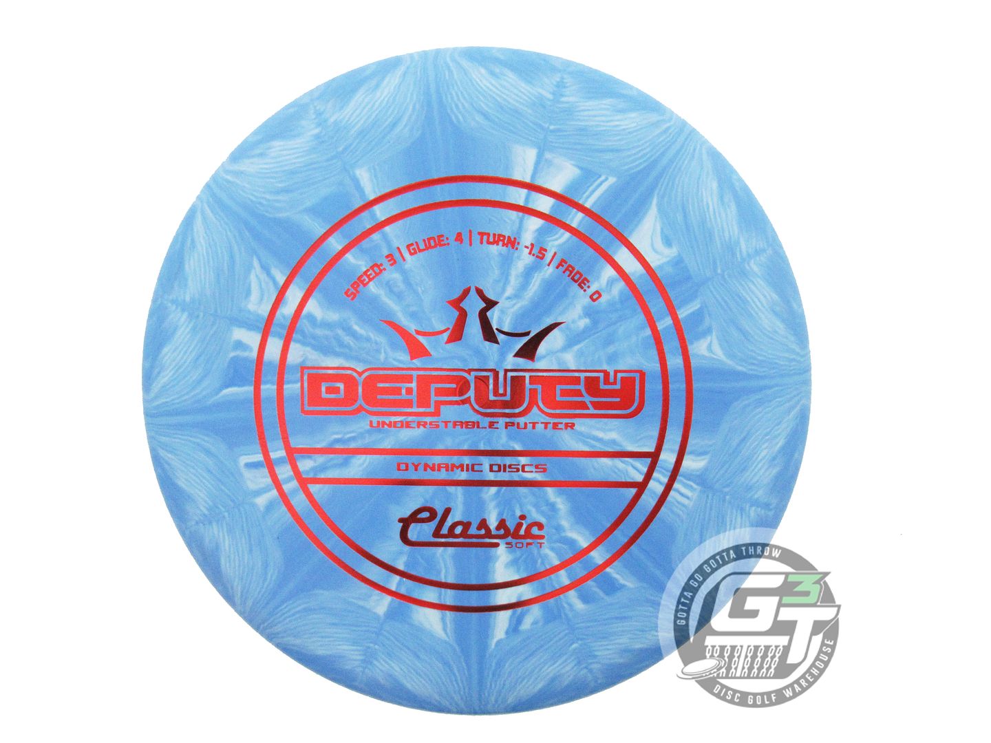Dynamic Discs Classic Soft Burst Deputy Putter Golf Disc (Individually Listed)