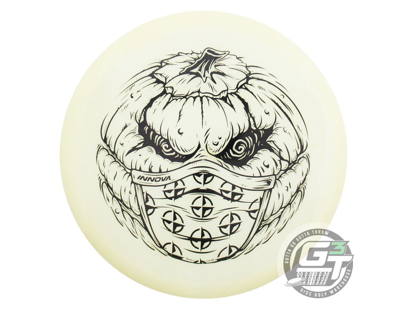 USED Innova HALLOWEEN Champion Glow RocX3 179g Black Stamp Midrange Golf Disc