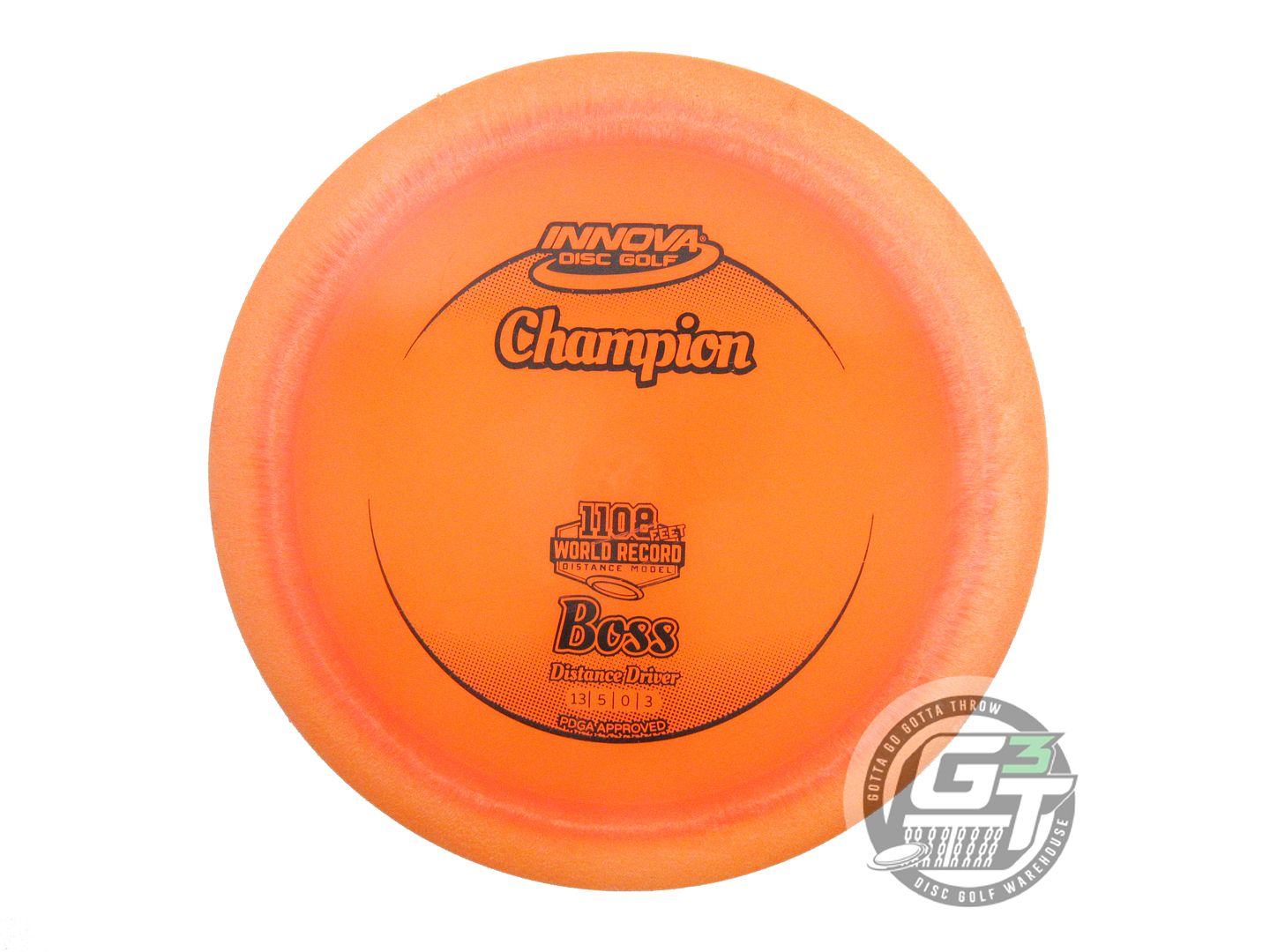 USED Innova Champion Boss 170g Orange Black Stamp Distance Driver Golf Disc