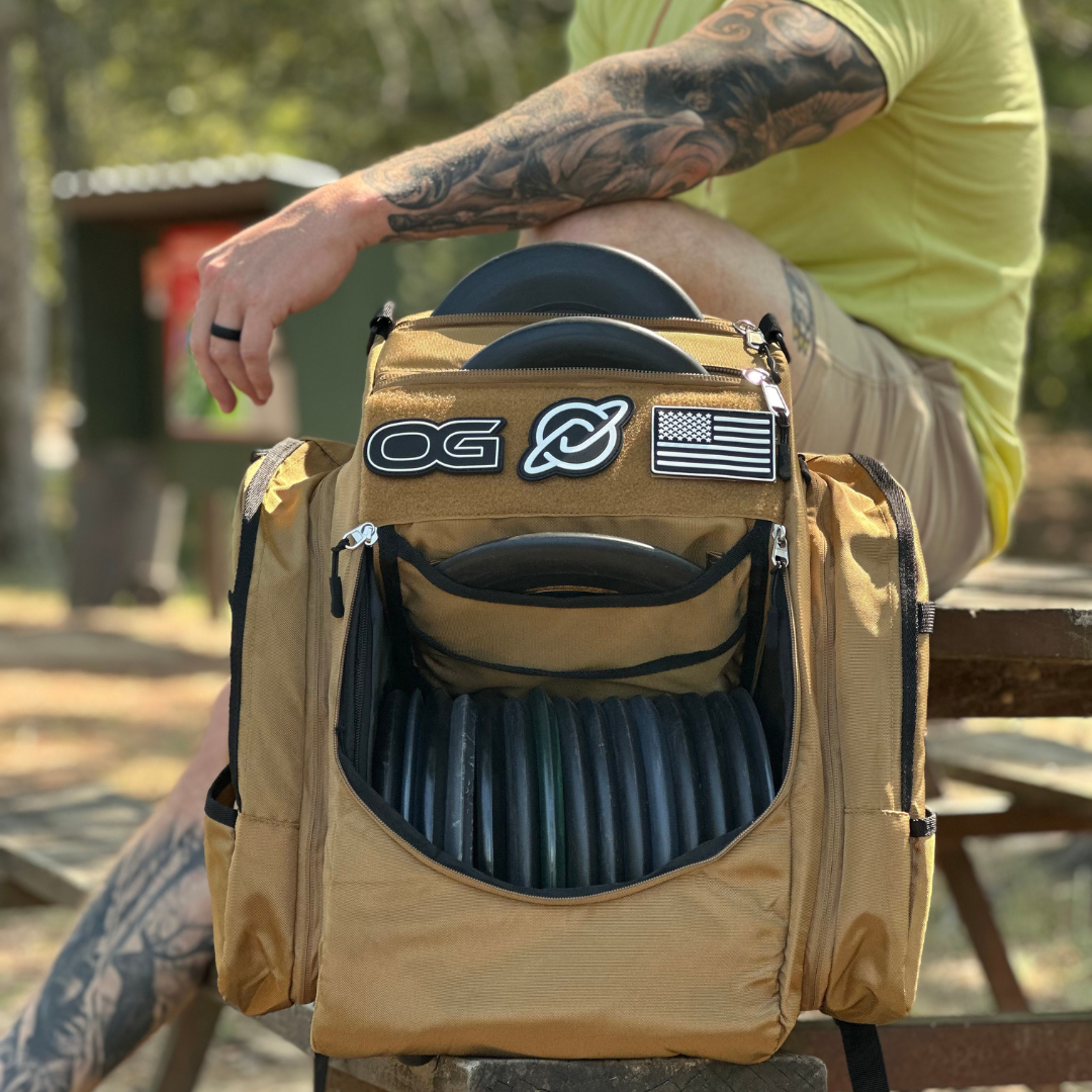 Discology Disc Golf OG V3 Disc Golf Bag - Coyote Tan