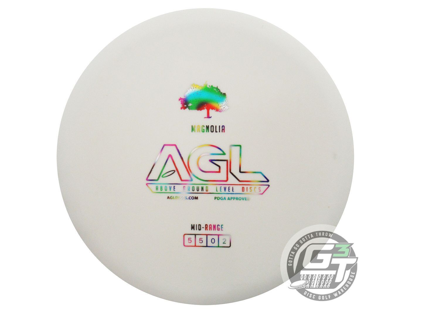 Above Ground Level Glow Woodland Magnolia Midrange Golf Disc (Individually Listed)