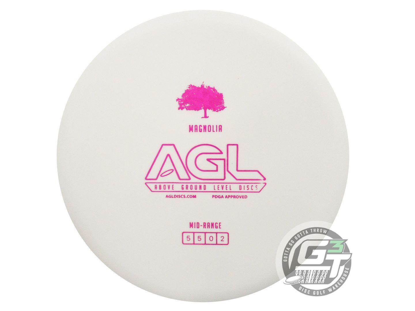 Above Ground Level Glow Woodland Magnolia Midrange Golf Disc (Individually Listed)