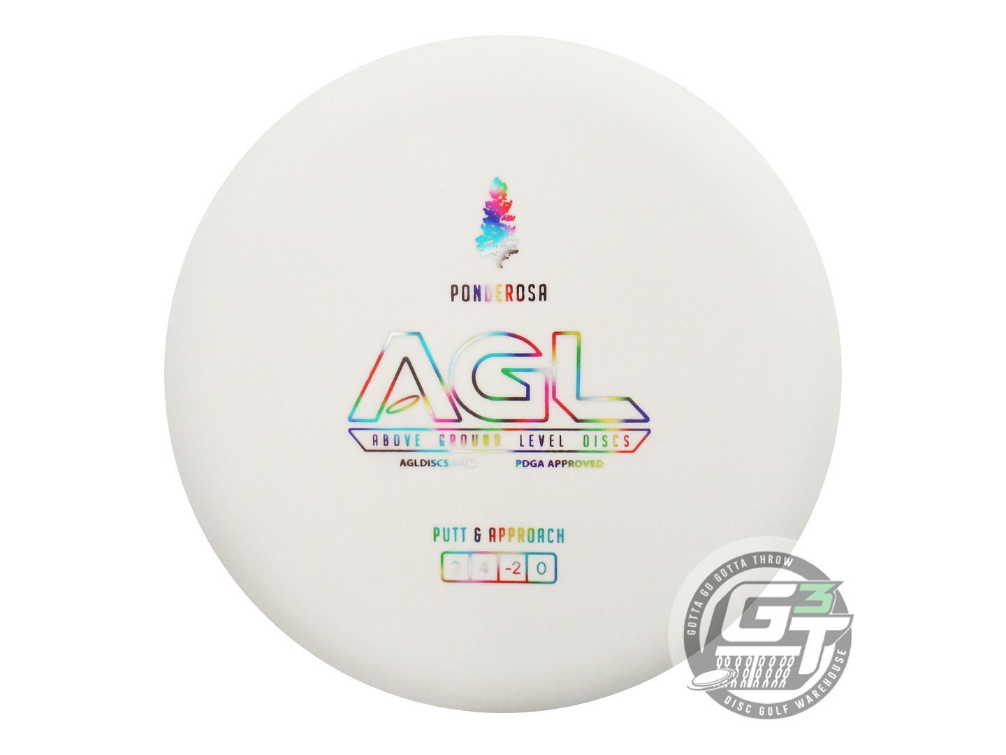 Above Ground Level Glow Woodland Ponderosa Putter Golf Disc (Individually Listed)