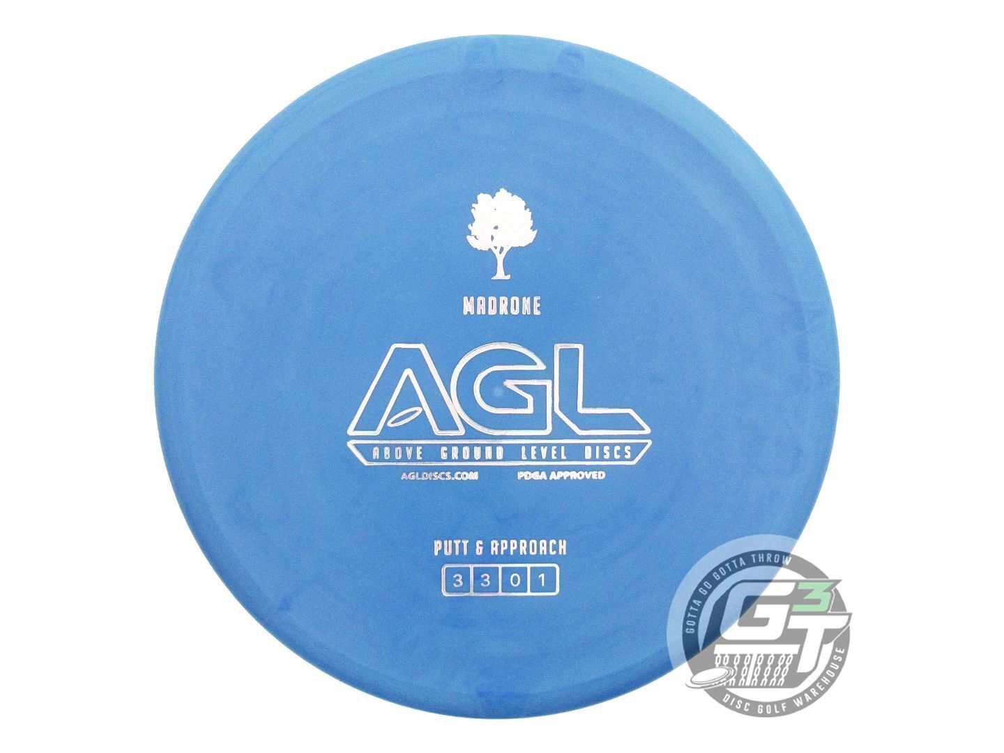 Above Ground Level Woodland Madrone Putter Golf Disc (Individually Listed)