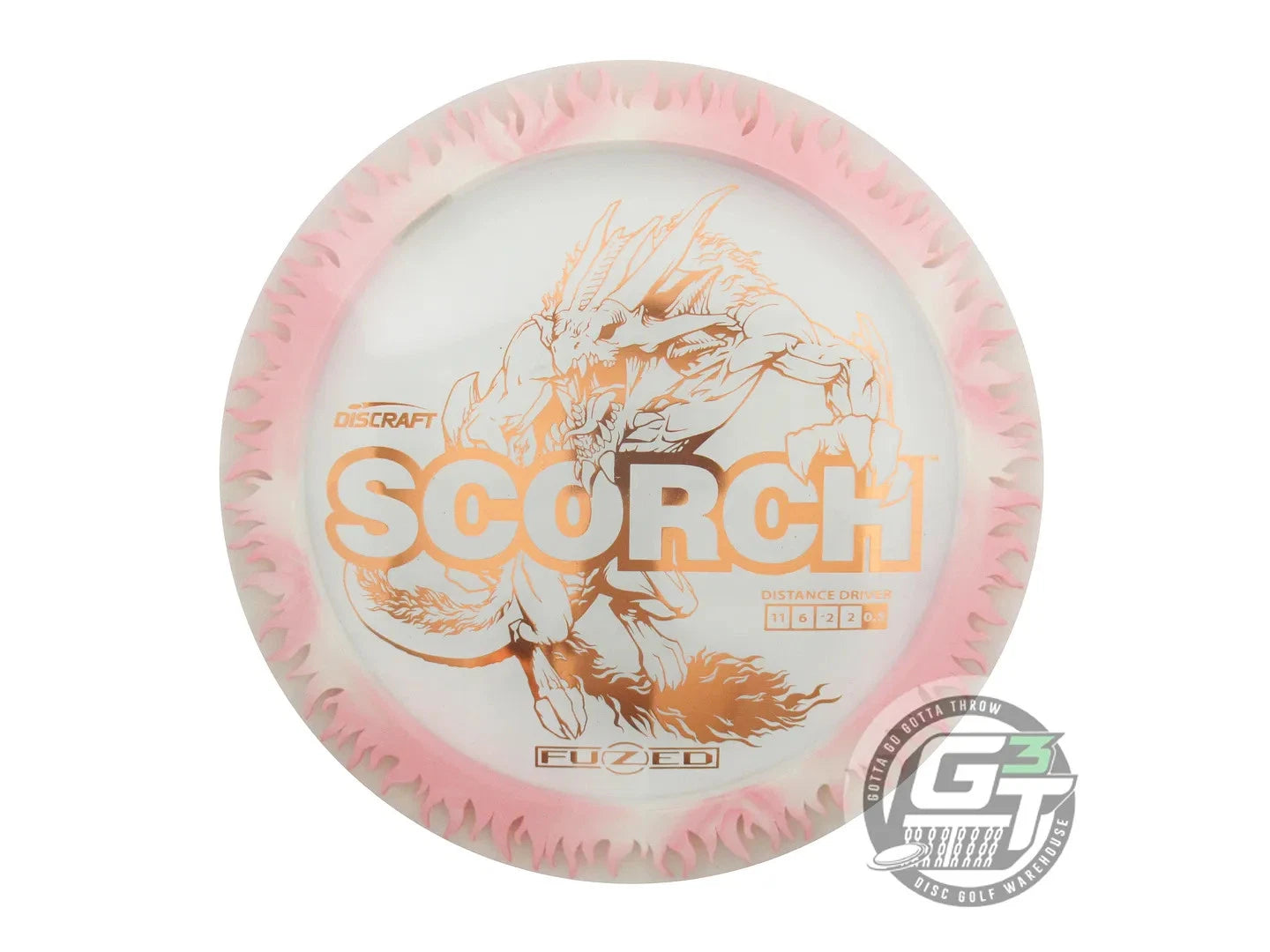 Discraft FuZed Line Scorch w/ Flame Pattern Distance Driver Golf Disc (Individually Listed)