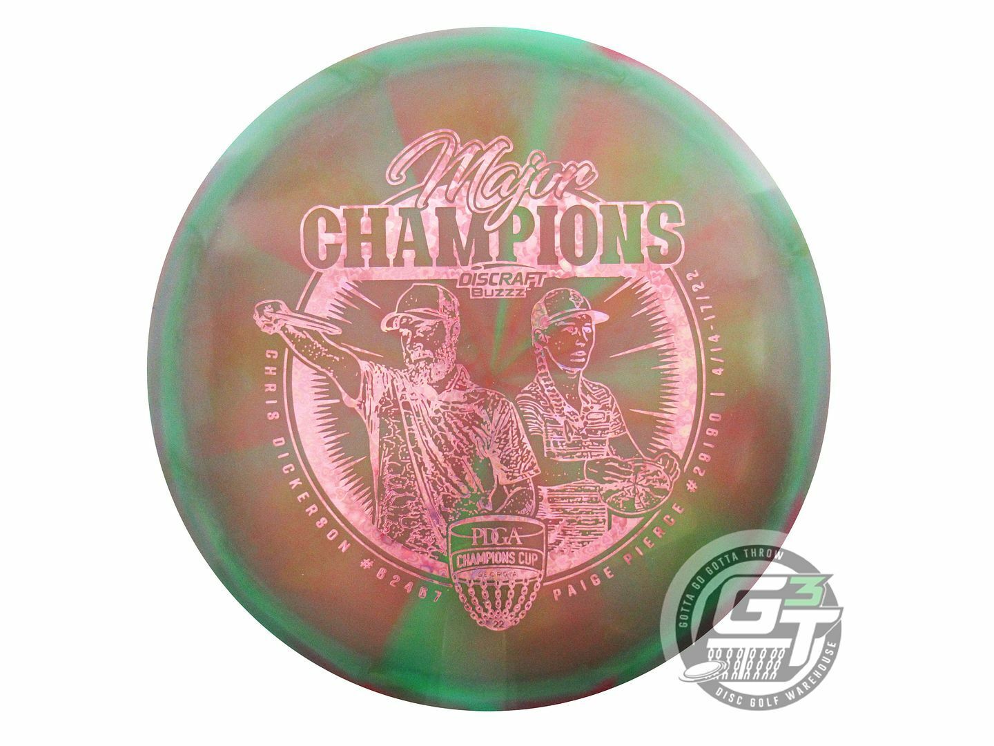 Discraft Limited Edition 2022 PDGA Champions Cup Commemorative Special Blend Buzzz Midrange Golf Disc (Individually Listed)