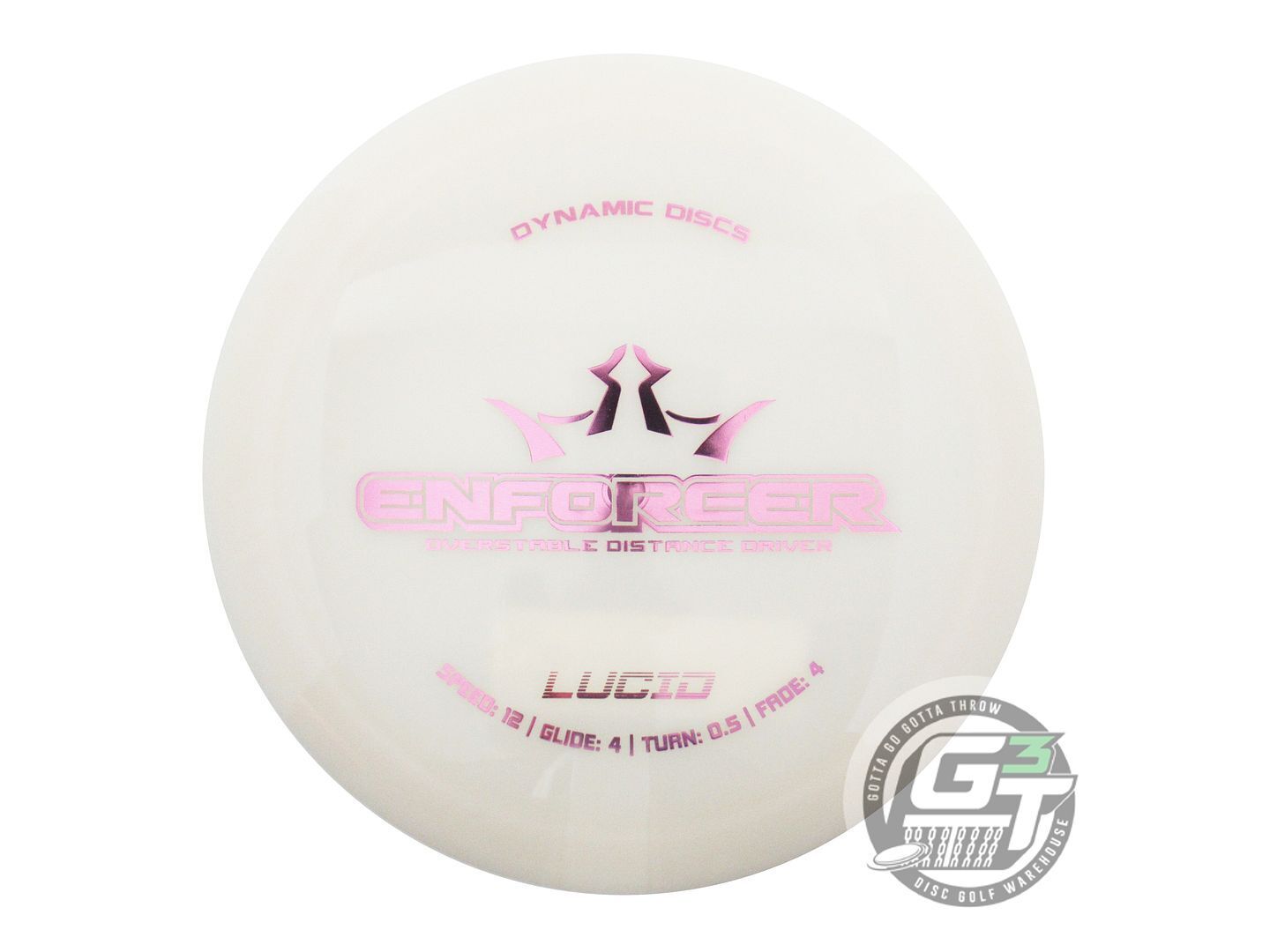 Dynamic Discs Lucid Enforcer Distance Driver Golf Disc (Individually Listed)