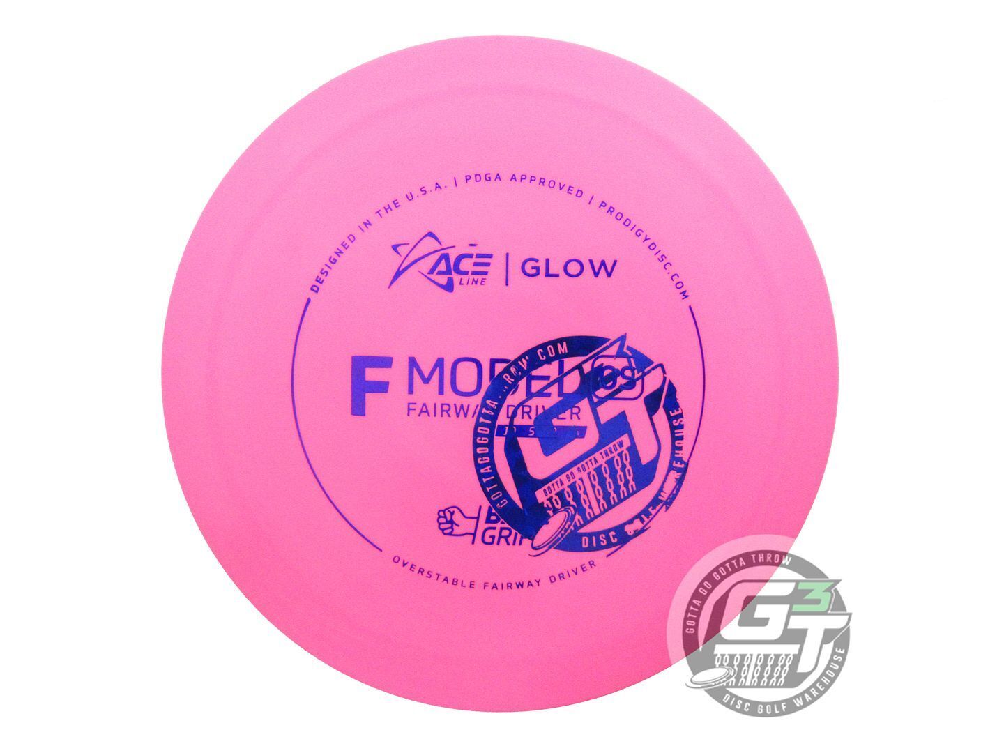 Prodigy Factory Second Ace Line Glow Base Grip F Model OS Fairway Driver Golf Disc (Individually Listed)