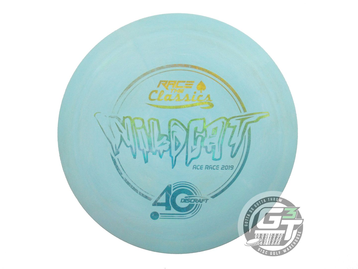 USED Discraft [ACE RACE] ESP Wildcat 174g Sky Blue Distance Driver Golf Disc