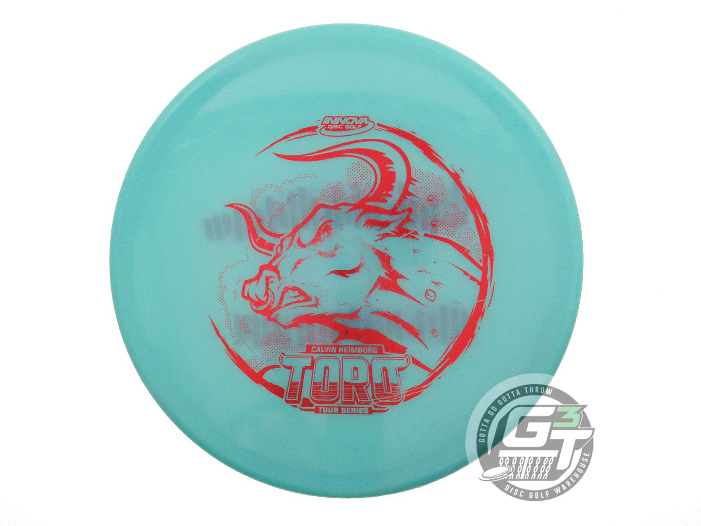USED Innova [HEIMBURG] Glow Champion Toro 174g Seafoam Red Foil Midrange Disc