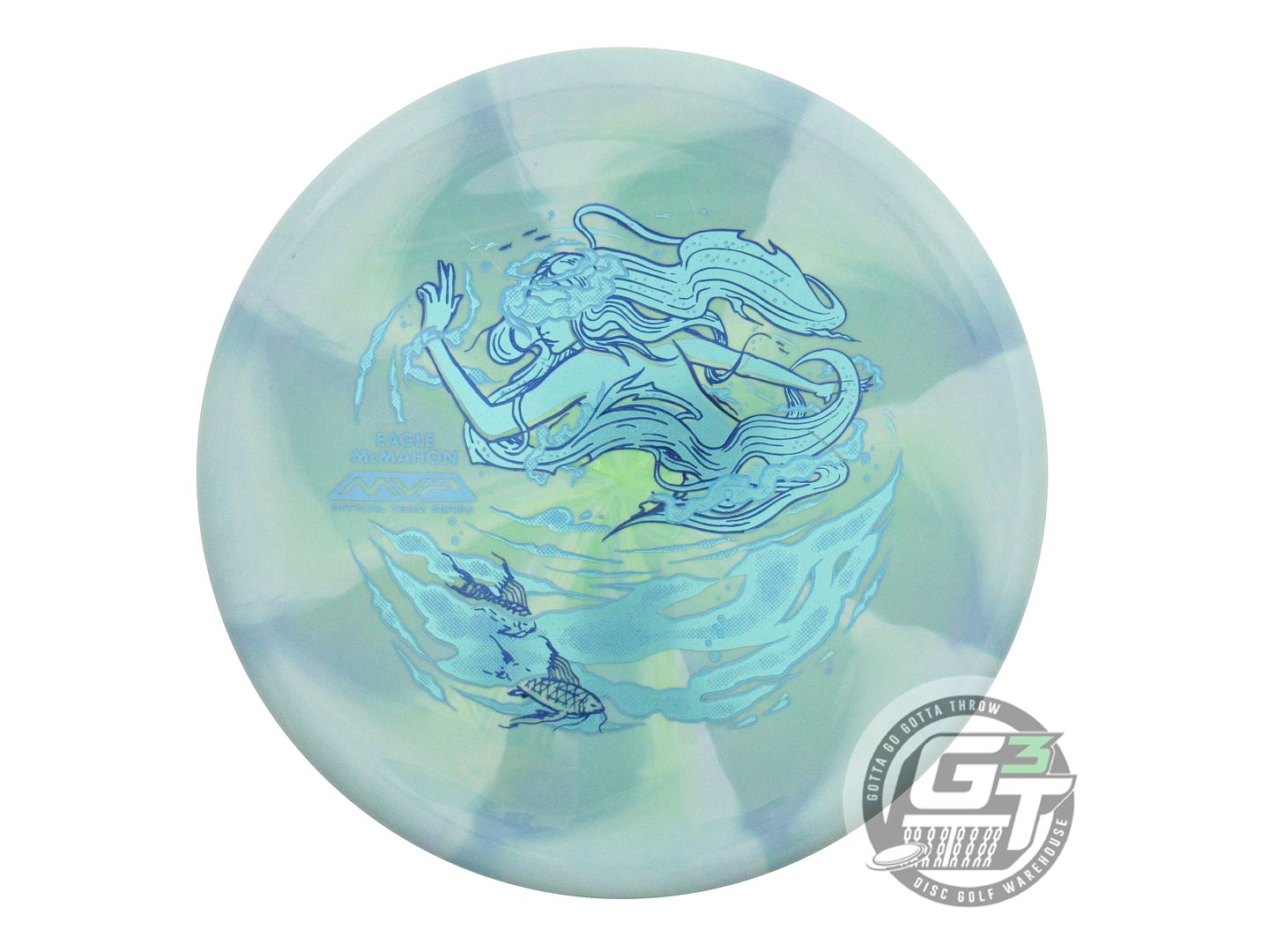 USED Streamline Discs [McMAHON] Cosmic Neutron Range 170g Lime-Blue Putter Disc