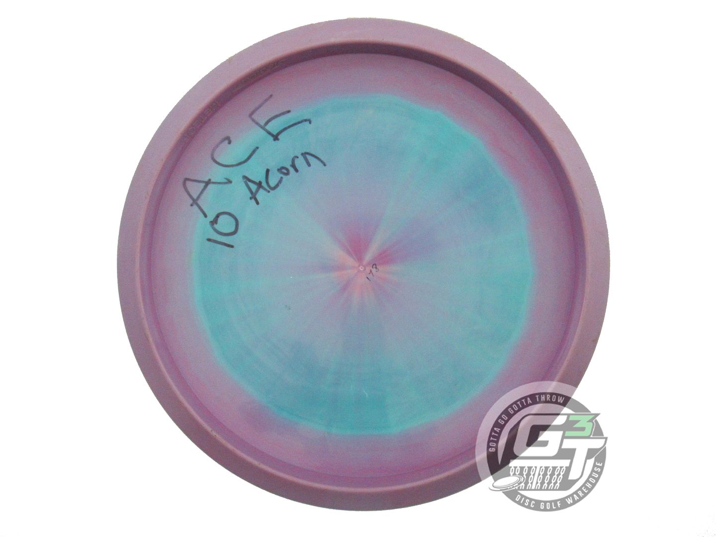 USED Discraft ESP Meteor 178g Purple-Blue Sunset Shatter Foil Midrange Golf Disc