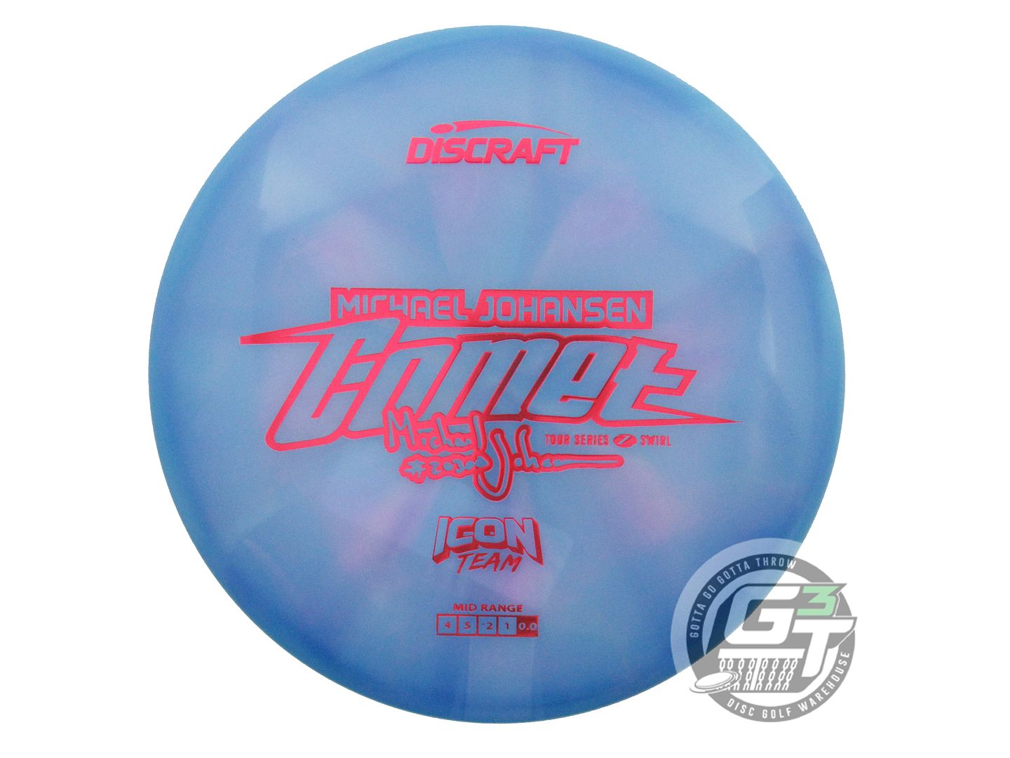 Discraft Limited Edition 2025 Tour Series Michael Johansen Swirl Elite Z Comet Midrange Golf Disc (Individually Listed)
