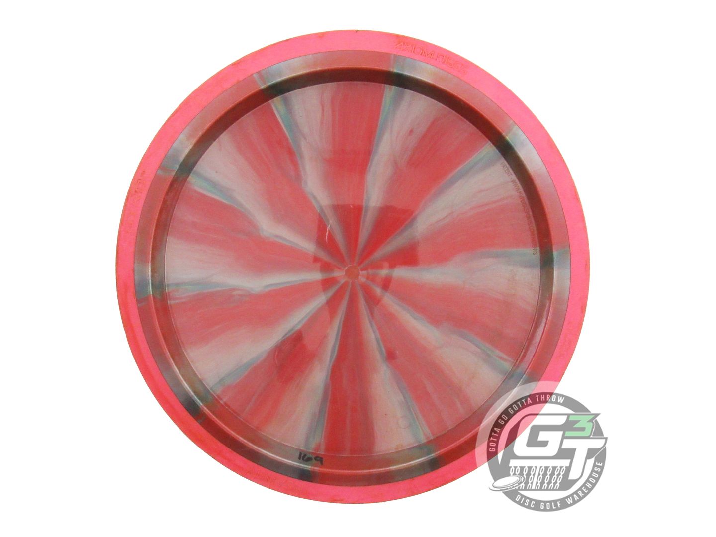 USED Axiom Discs Plasma Insanity 169g Red-Gray Pink Rim Distance Driver Disc