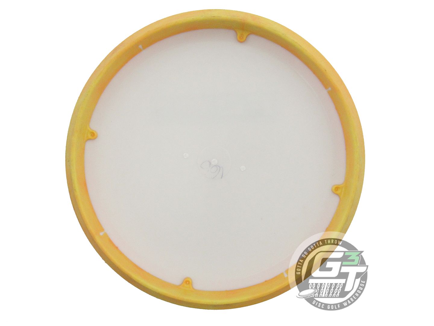 USED Innova X-OUT XT Nova 166g White Snowflake Foil Yellow Rim Putter Golf Disc