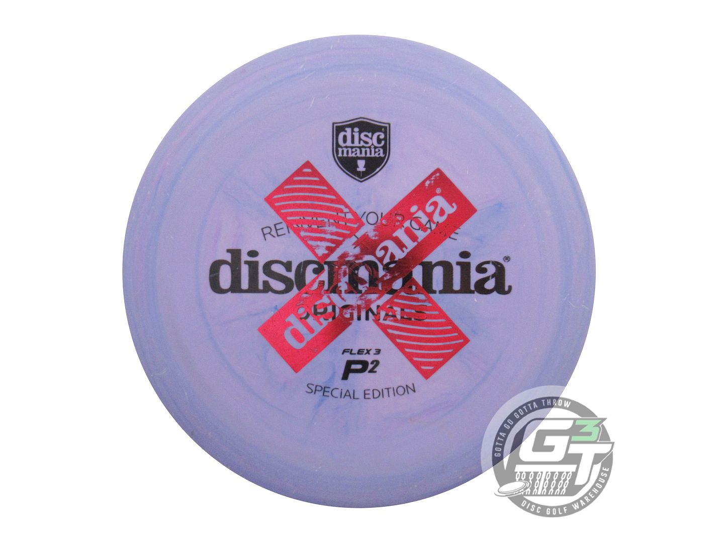 USED DiscMania X-OUT D-Line Flex 3 P2 176g Purple Putter Golf Disc