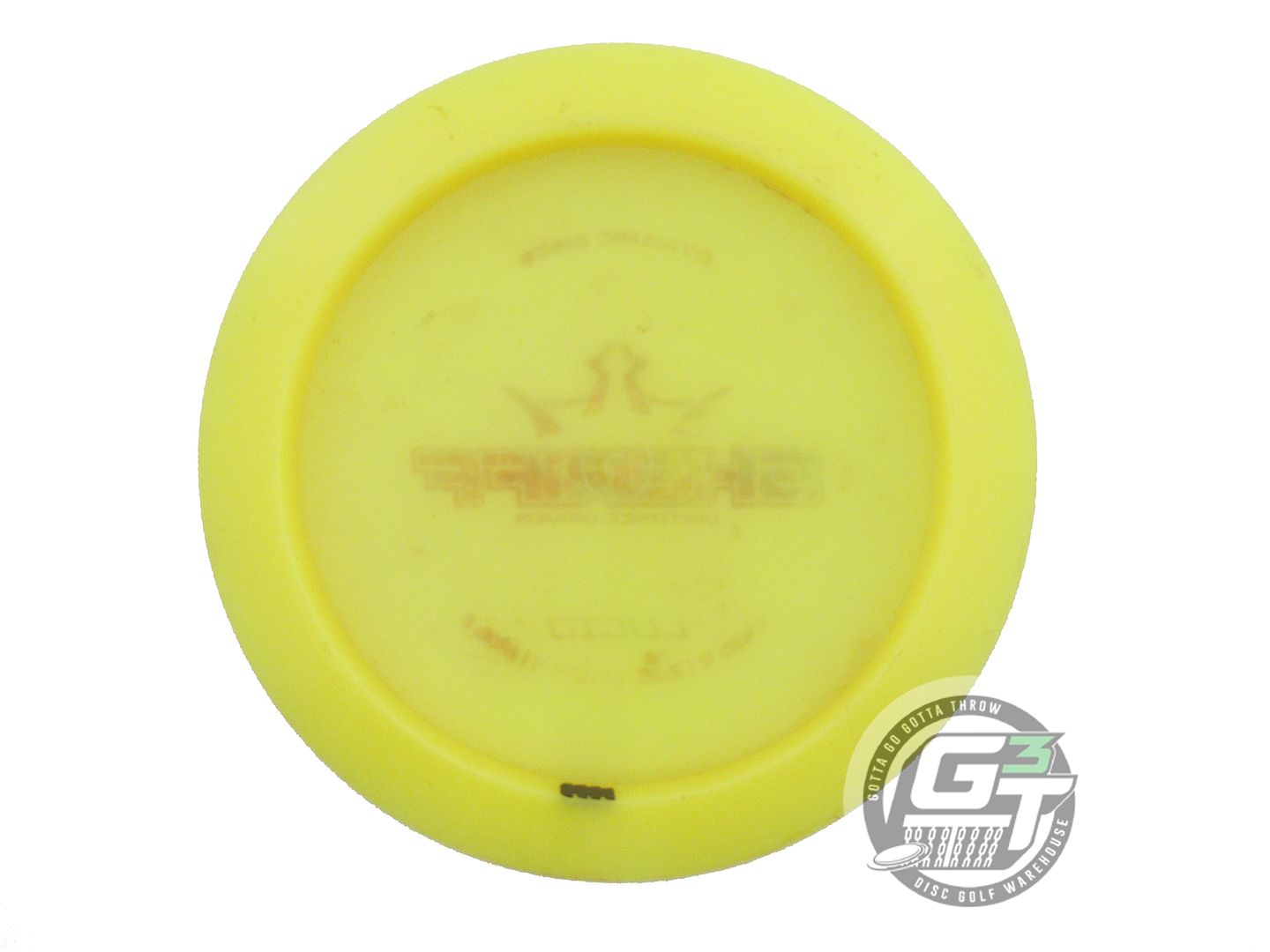 USED Dynamic Discs Lucid Sheriff 175g Yellow Orange Foil Distance Driver Disc