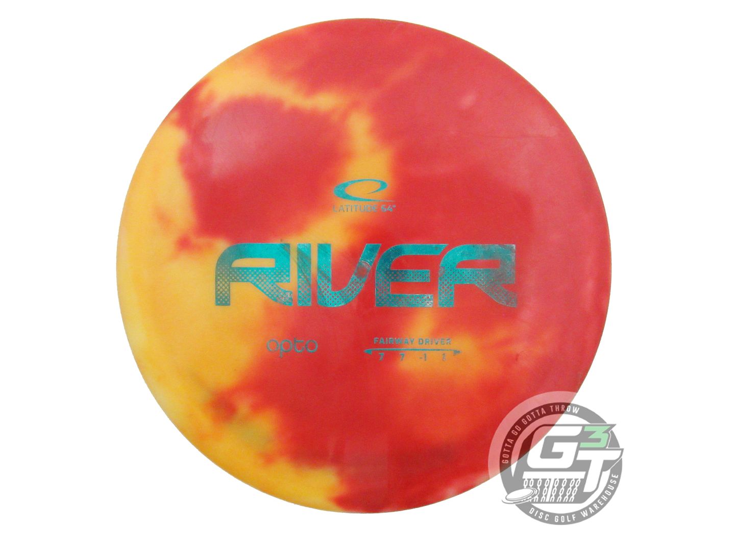 USED Latitude 64 MyDye Opto River 174g Yin Yang Fairway Driver Golf Disc