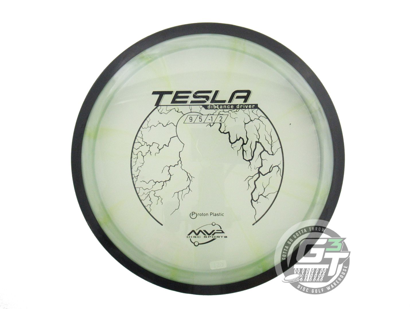 USED MVP Disc Sports Proton Tesla 159g Yellow Distance Driver Golf Disc