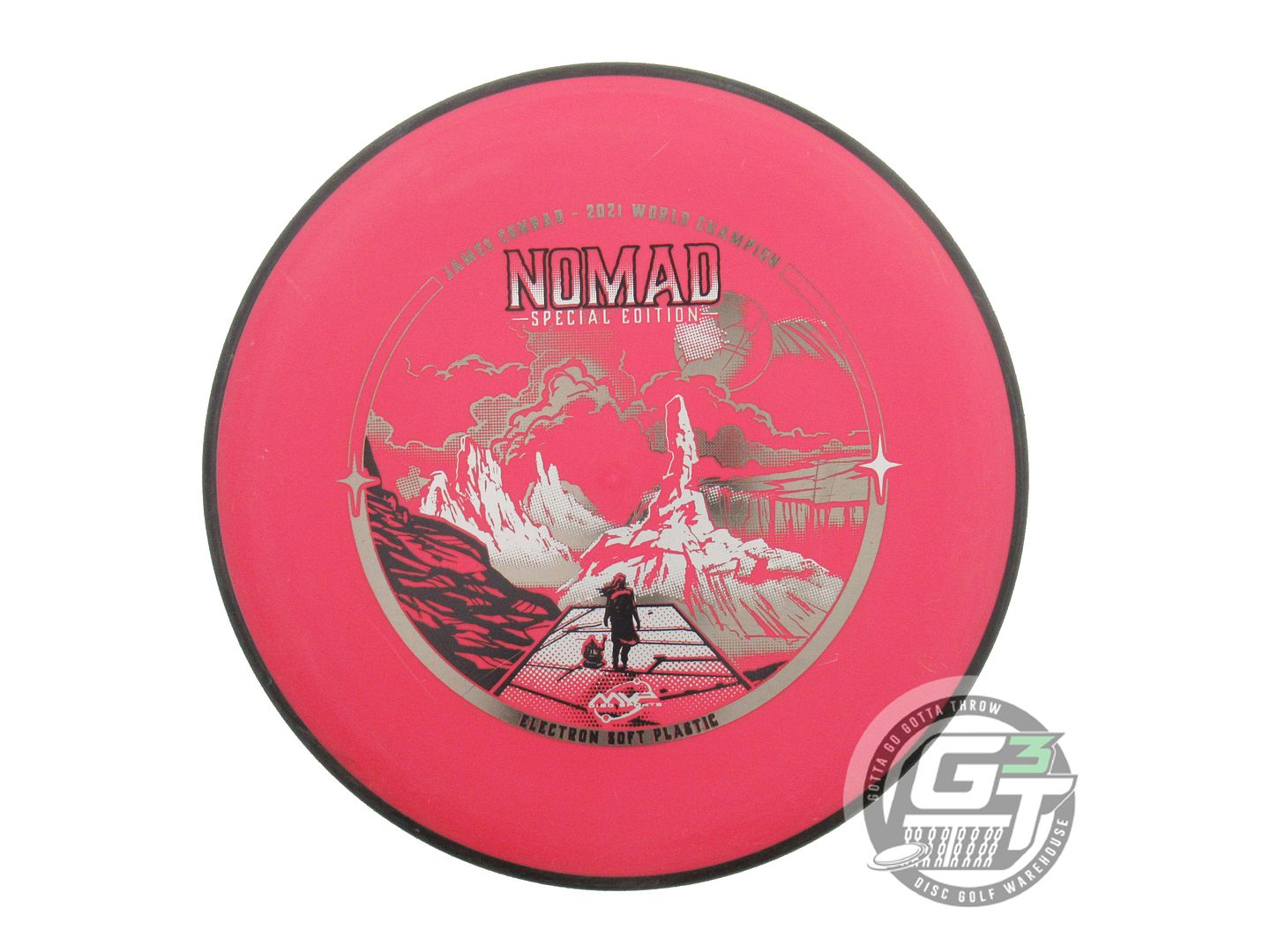 USED MVP Disc Sports SE [CONRAD] Electron Soft Nomad 175g Red Putter Golf Disc