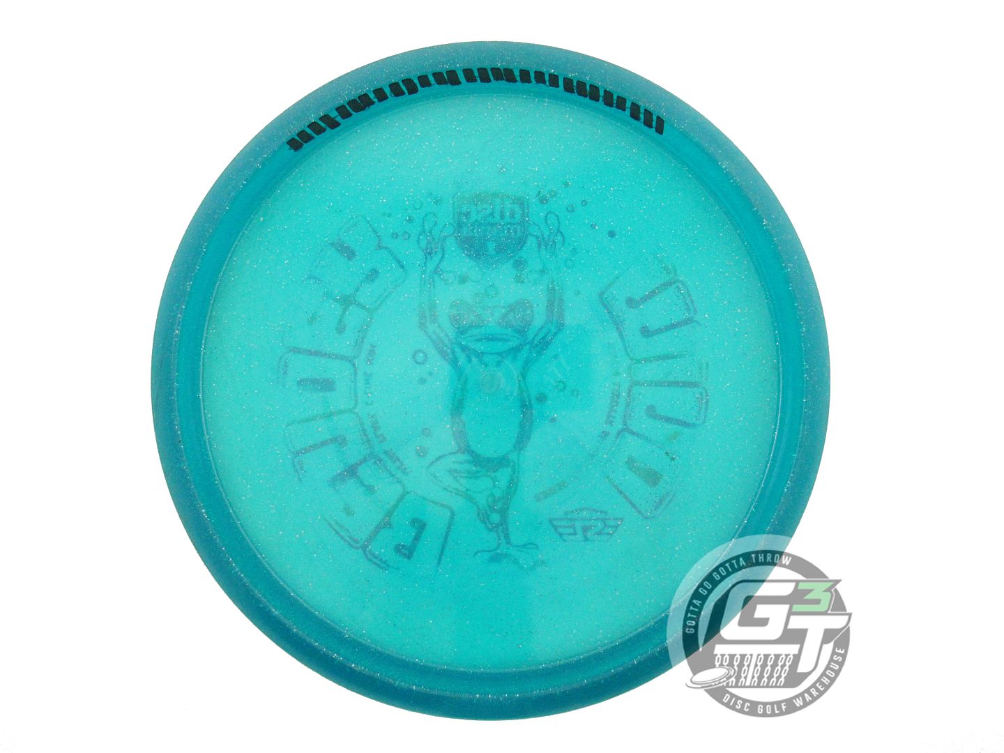 USED DiscMania MIND BENDER Metal Flake C-Line MD1 177g Teal Midrange Golf Disc