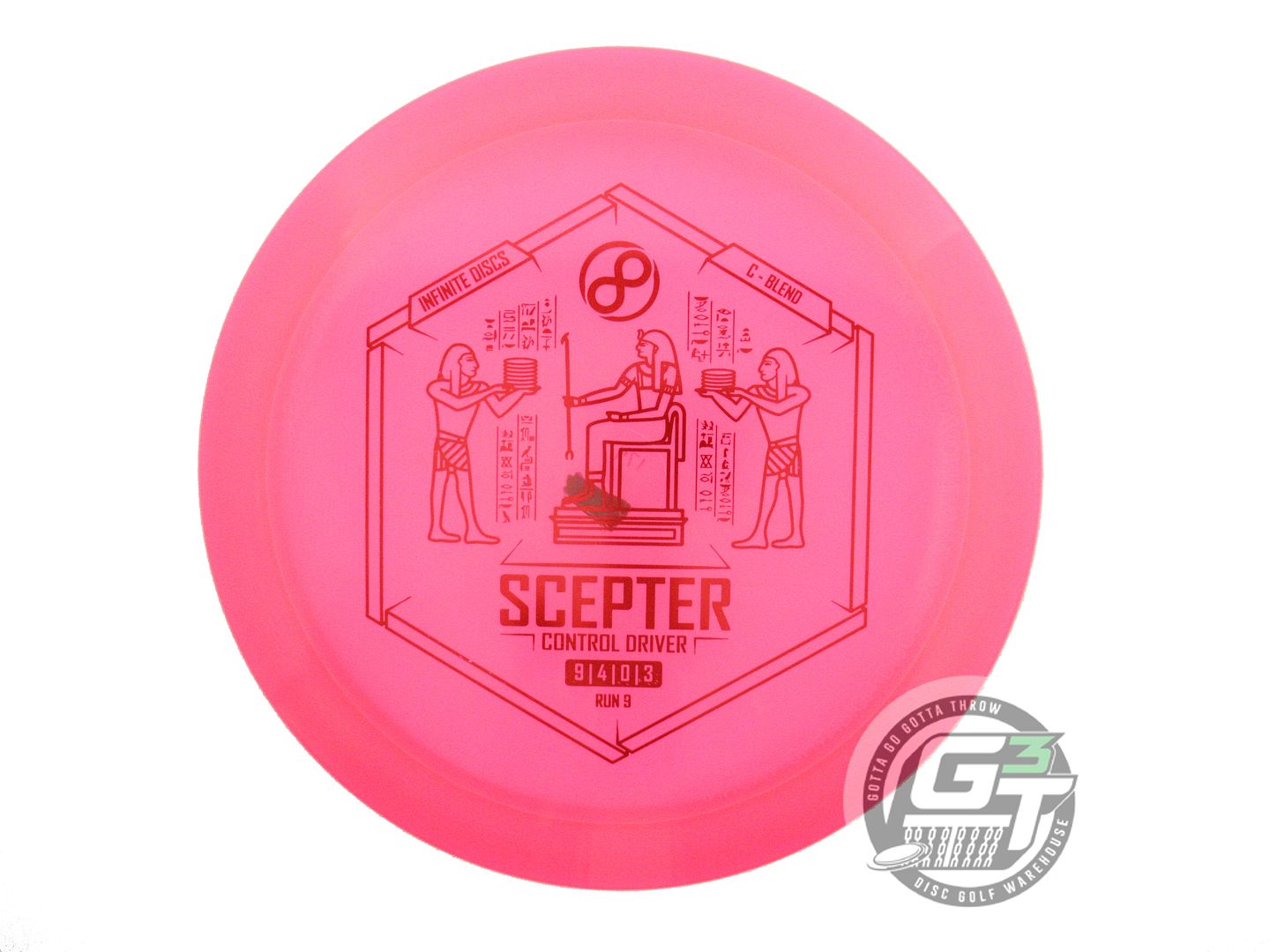 USED Infinite C-Blend Scepter 174g Pink Red Foil Fairway Driver Golf Disc