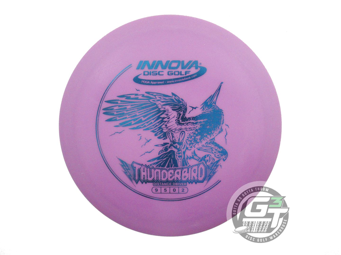 USED Innova DX Thunderbird 147g Purple Blue Foil Distance Driver Golf Disc