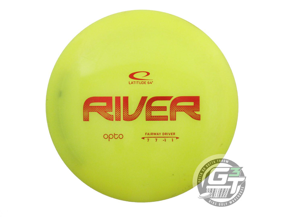 USED Latitude 64 Opto River 176g Yellow Red Foil Fairway Driver Golf D ...