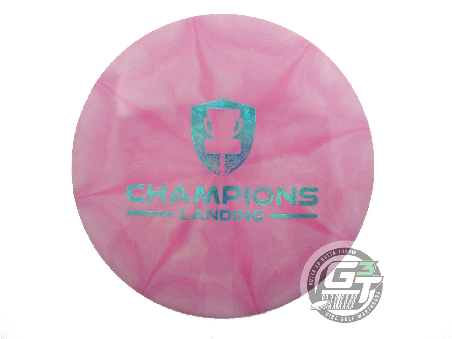 USED Westside Discs Tournament Burst Warship 178g Pink Teal Flower Midrange Disc