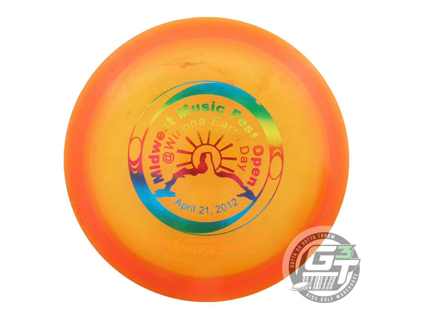 USED Discraft [LE] CryZtal Stalker 175g Orange Rainbow Foil Driver Disc