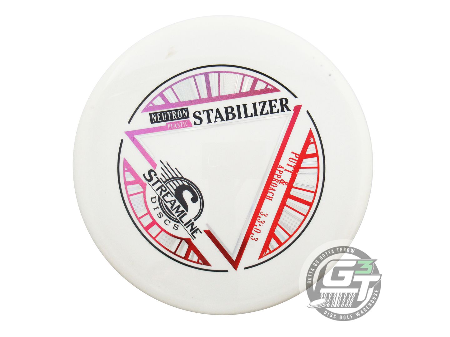 USED Streamline Discs Neutron Stabilizer 174g White Putter Golf Disc
