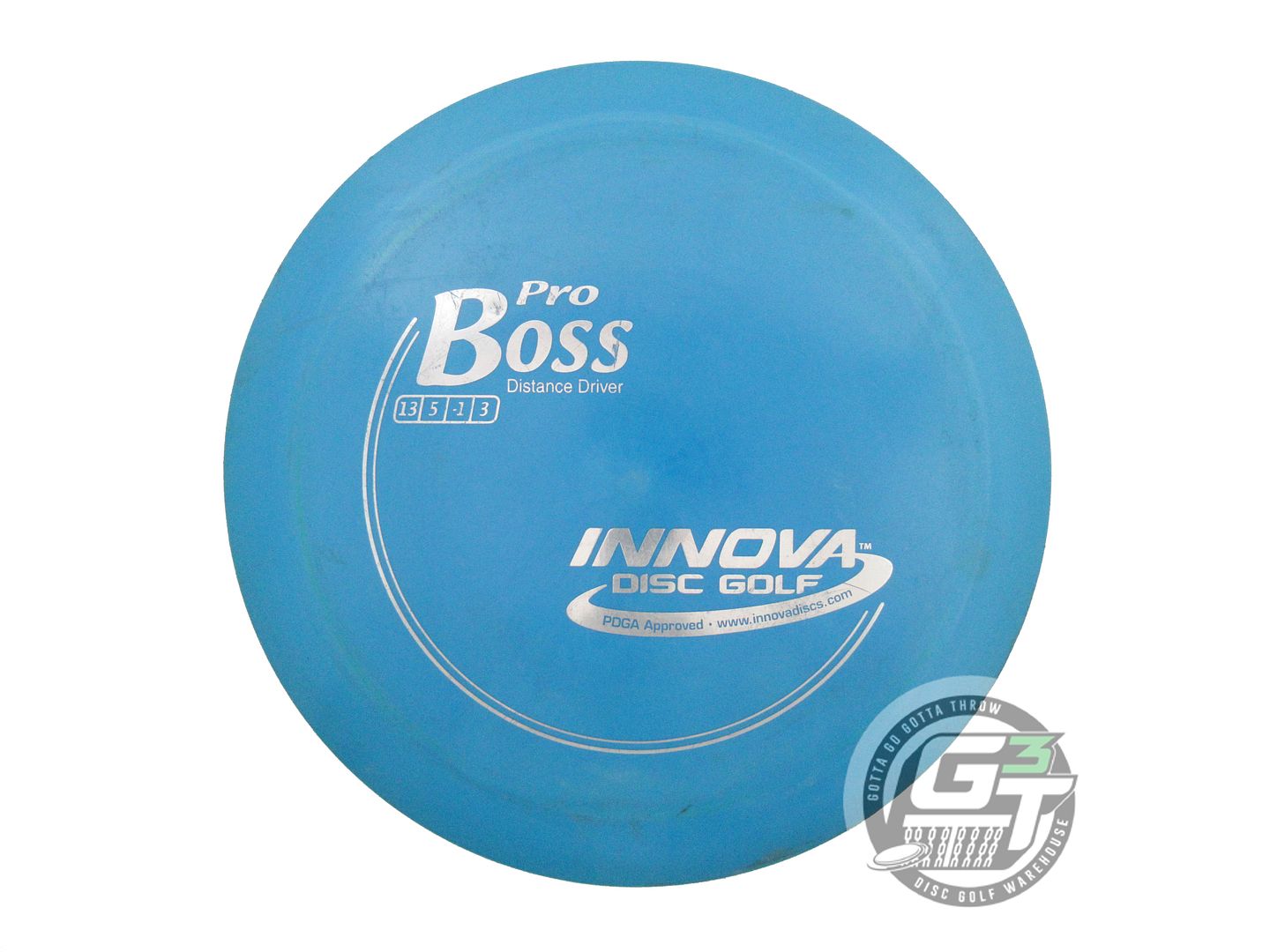 USED Innova Pro Boss 170g Blue Silver Foil Distance Driver Golf Disc