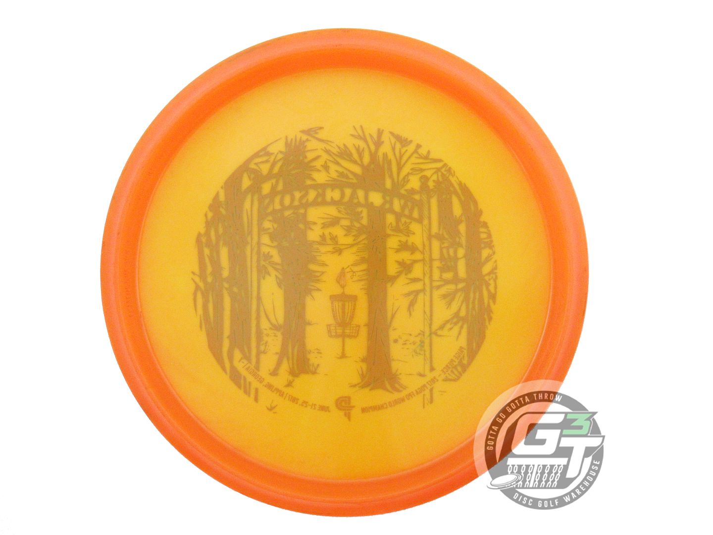 USED Discraft Elite Team [PIERCE] CryZtal Buzzz 178g Orange Midrange Golf Disc