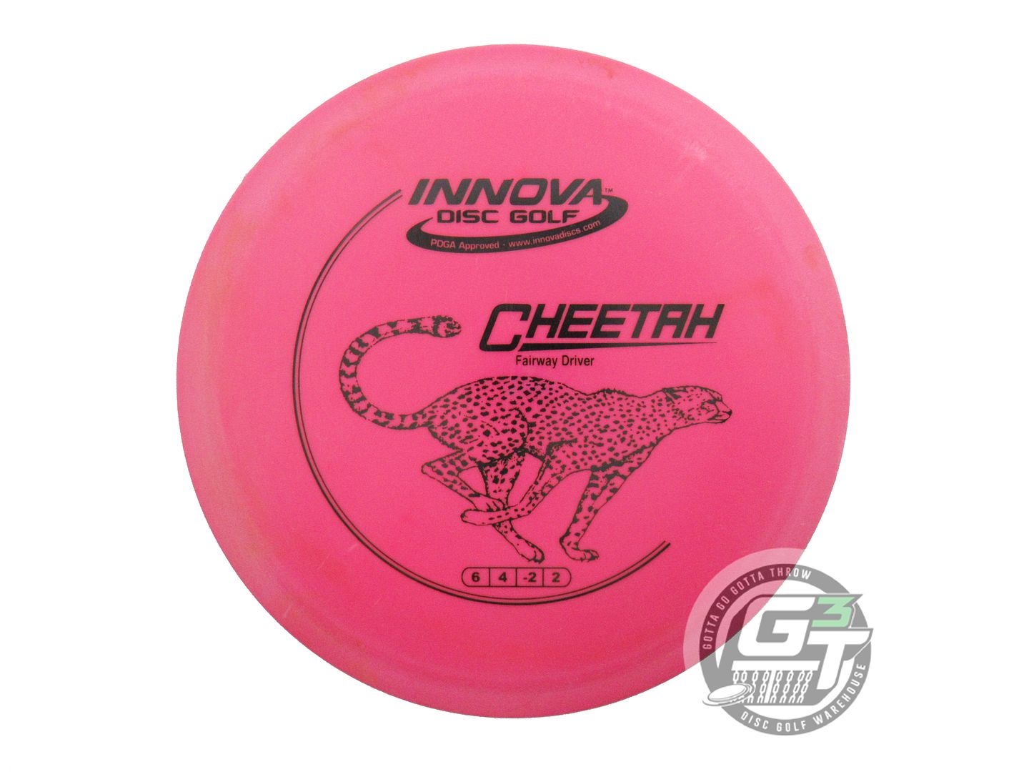 USED Innova DX Cheetah 170g Pink Black Stamp Fairway Driver Golf Disc