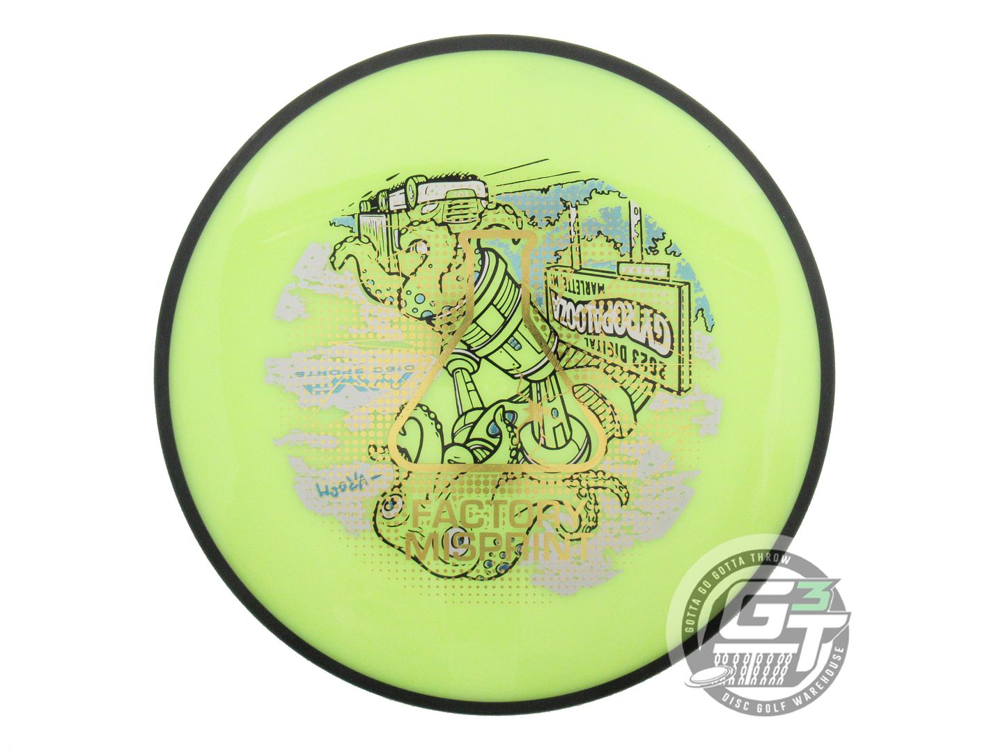 USED MVP Disc Sports X-OUT Neutron Detour 178g Lime GYROPALOOZA Midrange Disc