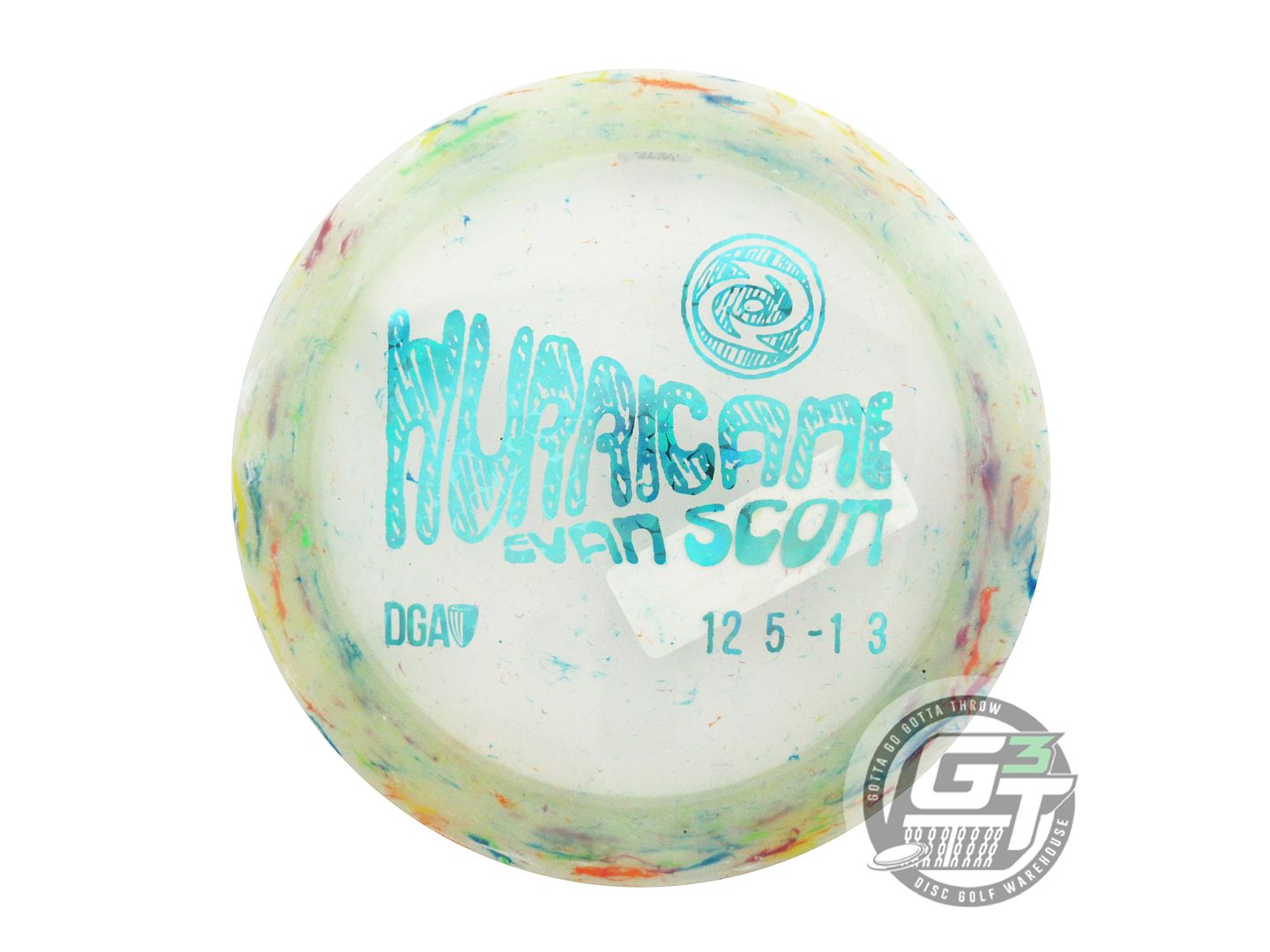 DGA Limited Edition 2025 Tour Series Evan Scott Granite Blend Hurricane Distance Driver Golf Disc (Individually Listed)