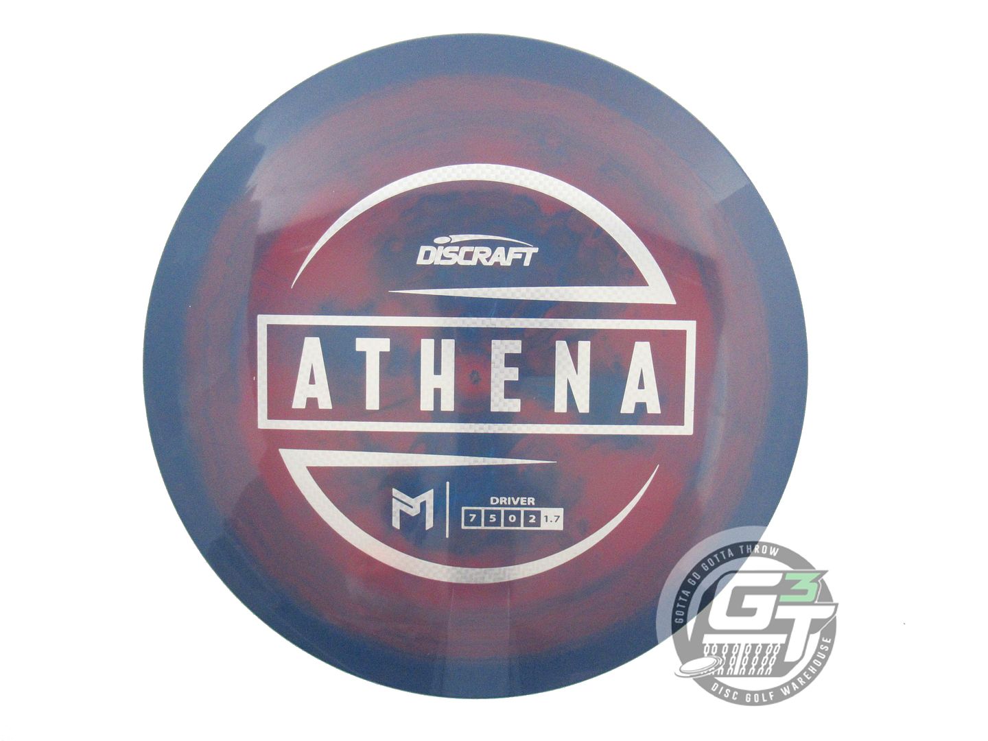 USED Discraft [McBETH] ESP Athena 175g Purple-Pink Silver Weave Foil Driver Disc