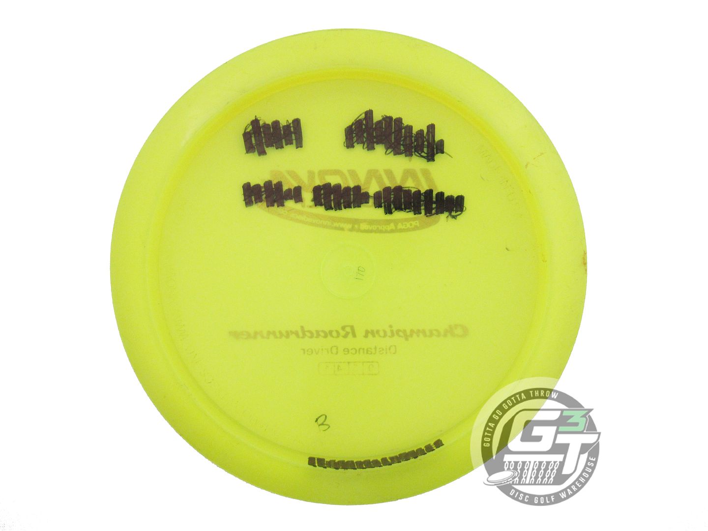 USED Innova Champion Roadrunner 170g Yellow Lilac Foil Distance Driver Golf Disc