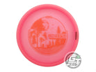 USED Discraft [LEDGESTONE] Glo Z Zone 175g Pink Orange Stamp Putter Disc