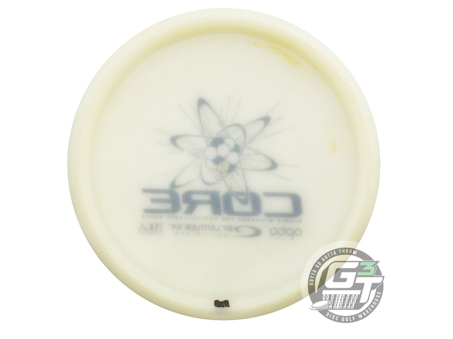 USED Latitude 64 Opto Core 176g White Black Stamp Midrange Golf Disc