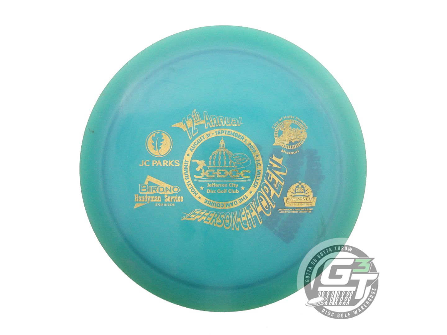 USED Discraft Z Thrasher 173g Teal Gold Bubble Foil Distance Driver Golf Disc
