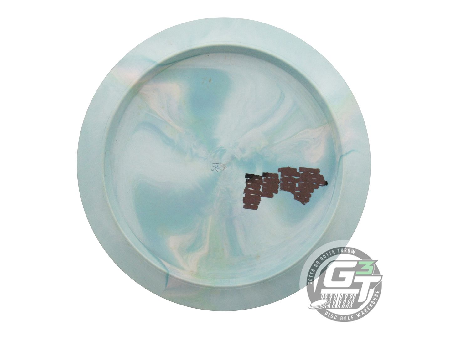 USED Discraft [PRESNELL] Swirl ESP Force 175g Seafoam HOME DYED Driver Golf Disc