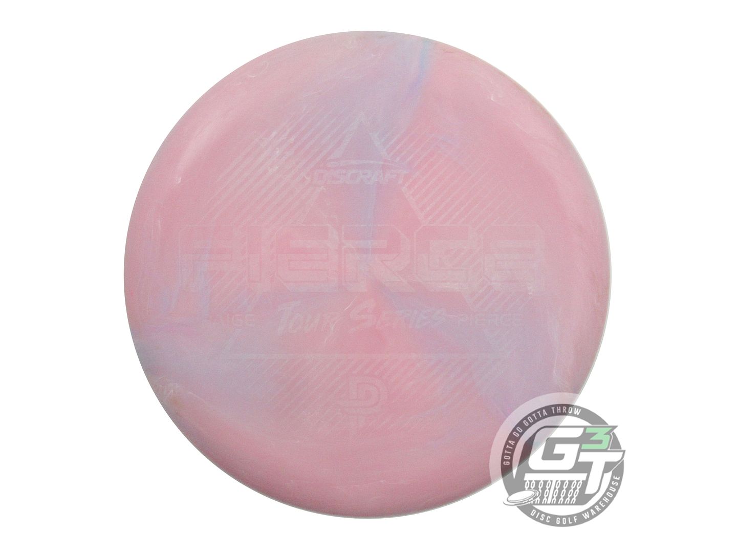 USED Discraft [PIERCE] Swirl ESP Fierce 173g Pink-Lilac Black Foil Putter Disc