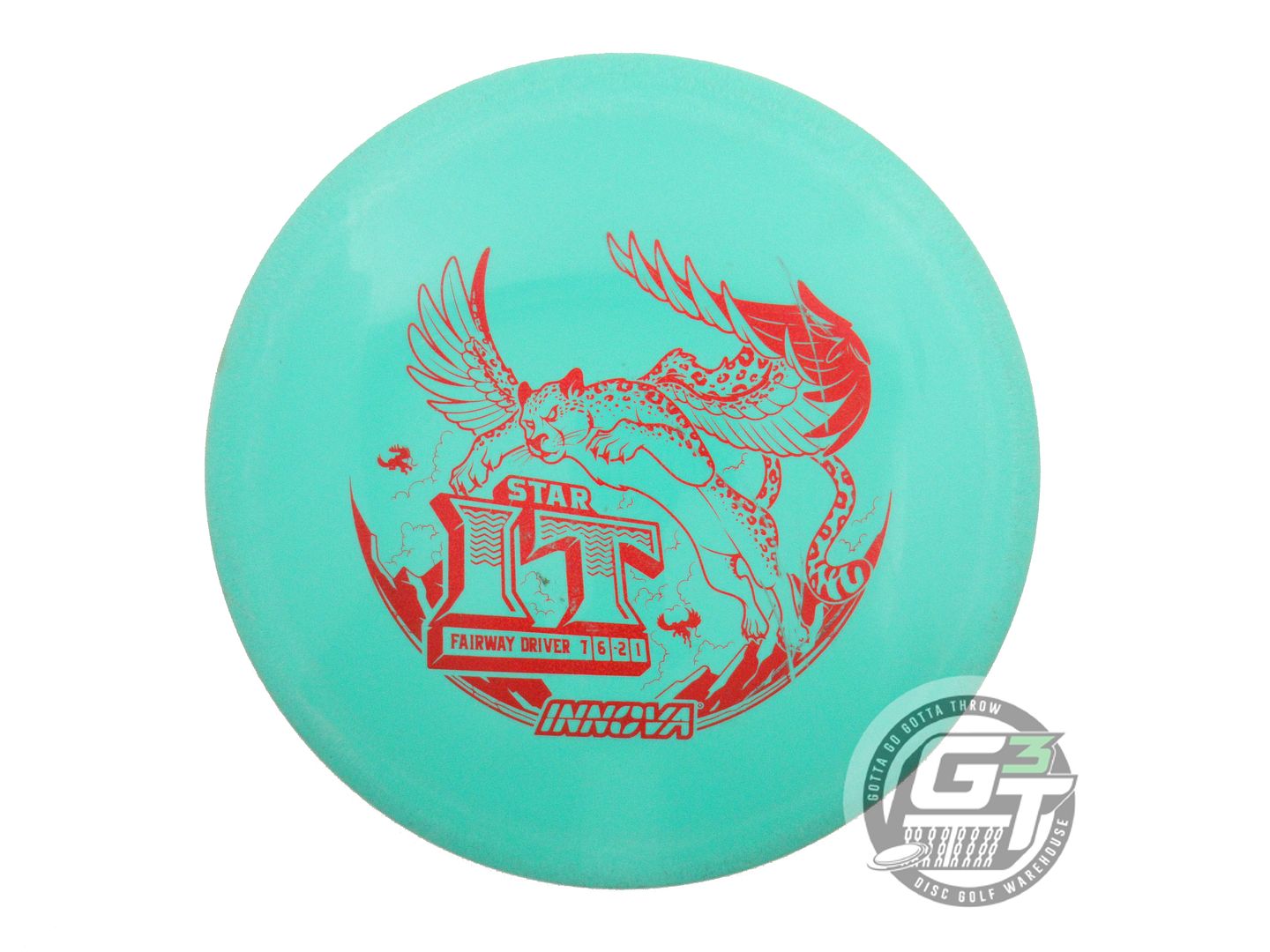 USED Innova Star IT 171g Seafoam Red Glitter Foil Fairway Driver Golf Disc