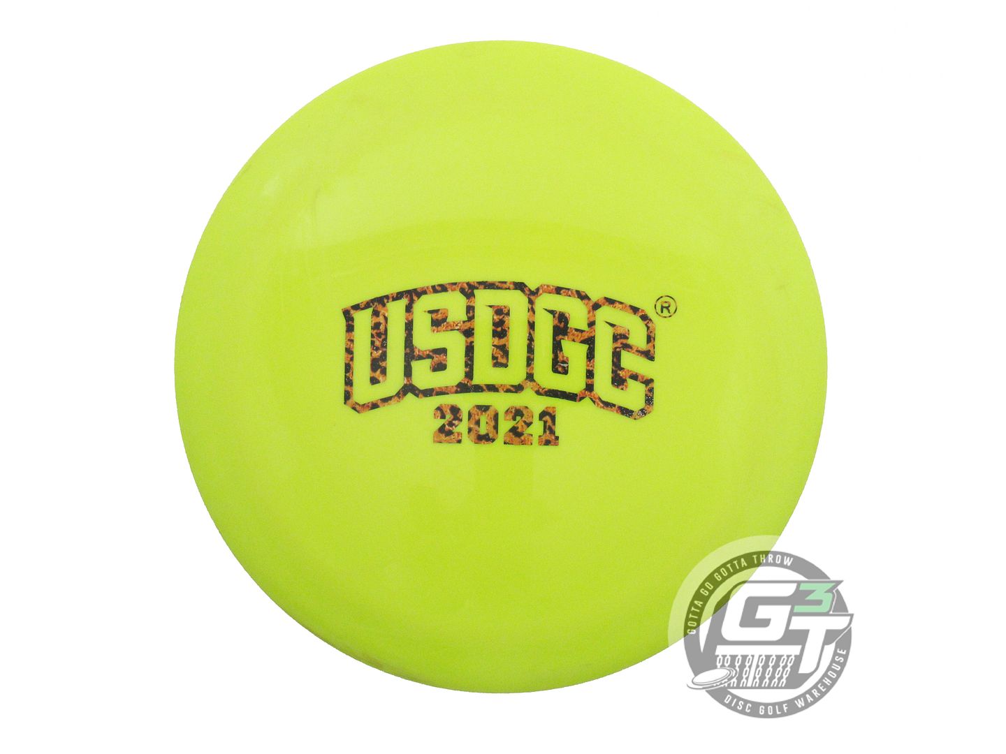 USED Innova [USDGC] Star Destroyer 176g Dayglow Cheetah Foil Driver Disc