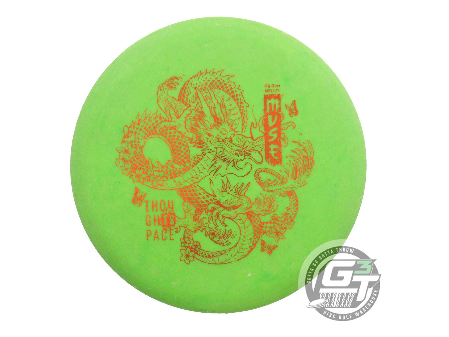 USED Thought Space Nerve Firm Muse 172g Green Orange Foil A Putter Golf Disc