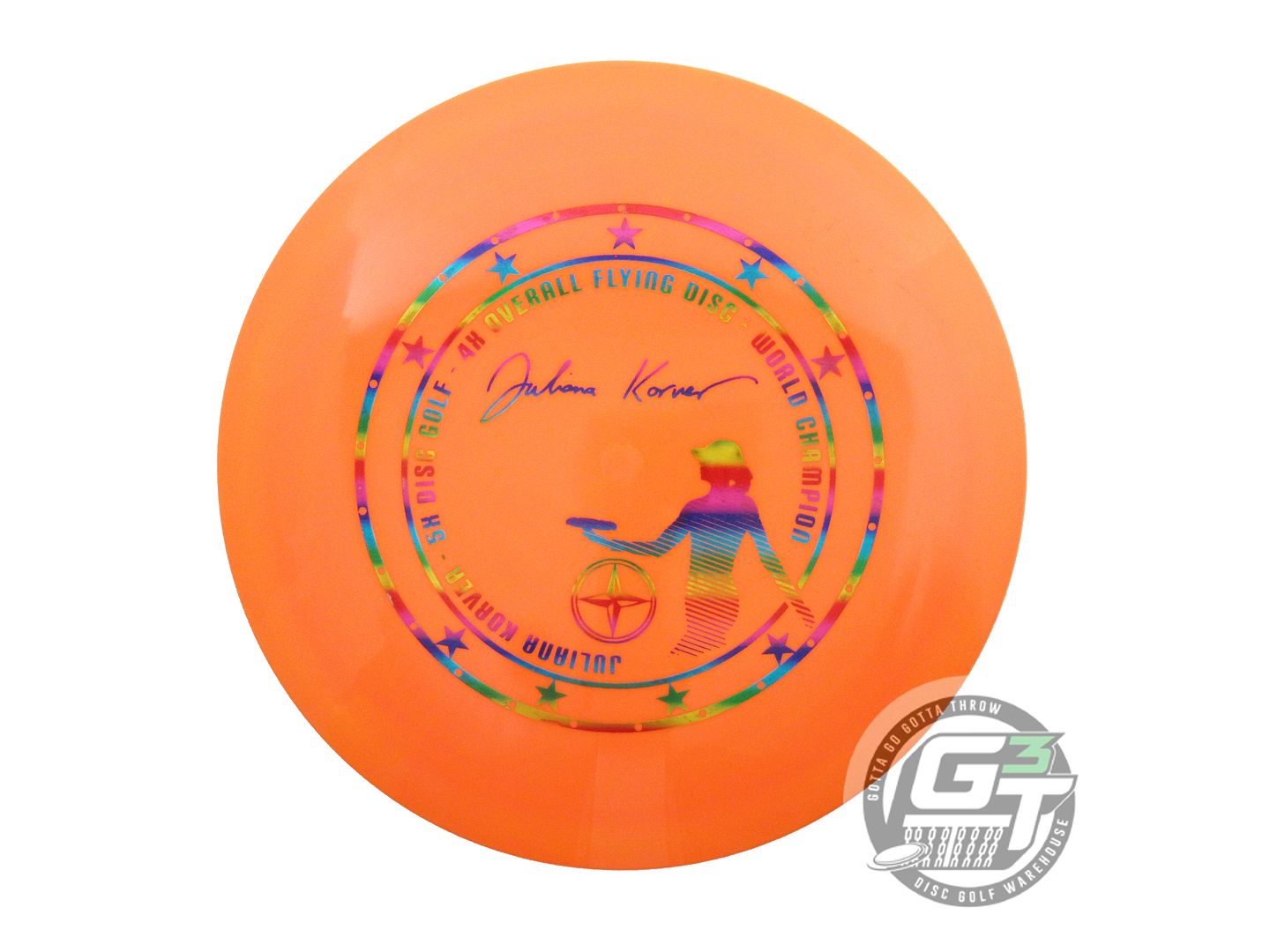 NOS Innova [KORVER] Star Corvette 168g Orange Rainbow Foil Distance Driver Disc