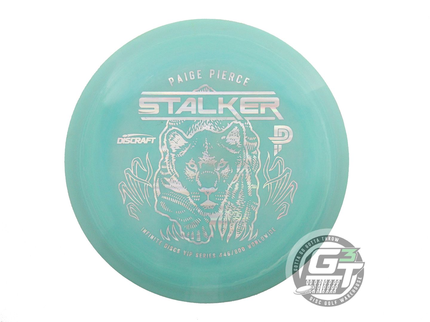 USED Discraft VIP SERIES ESP Stalker 167g Seafoam Holo Foil /800 Driver Disc